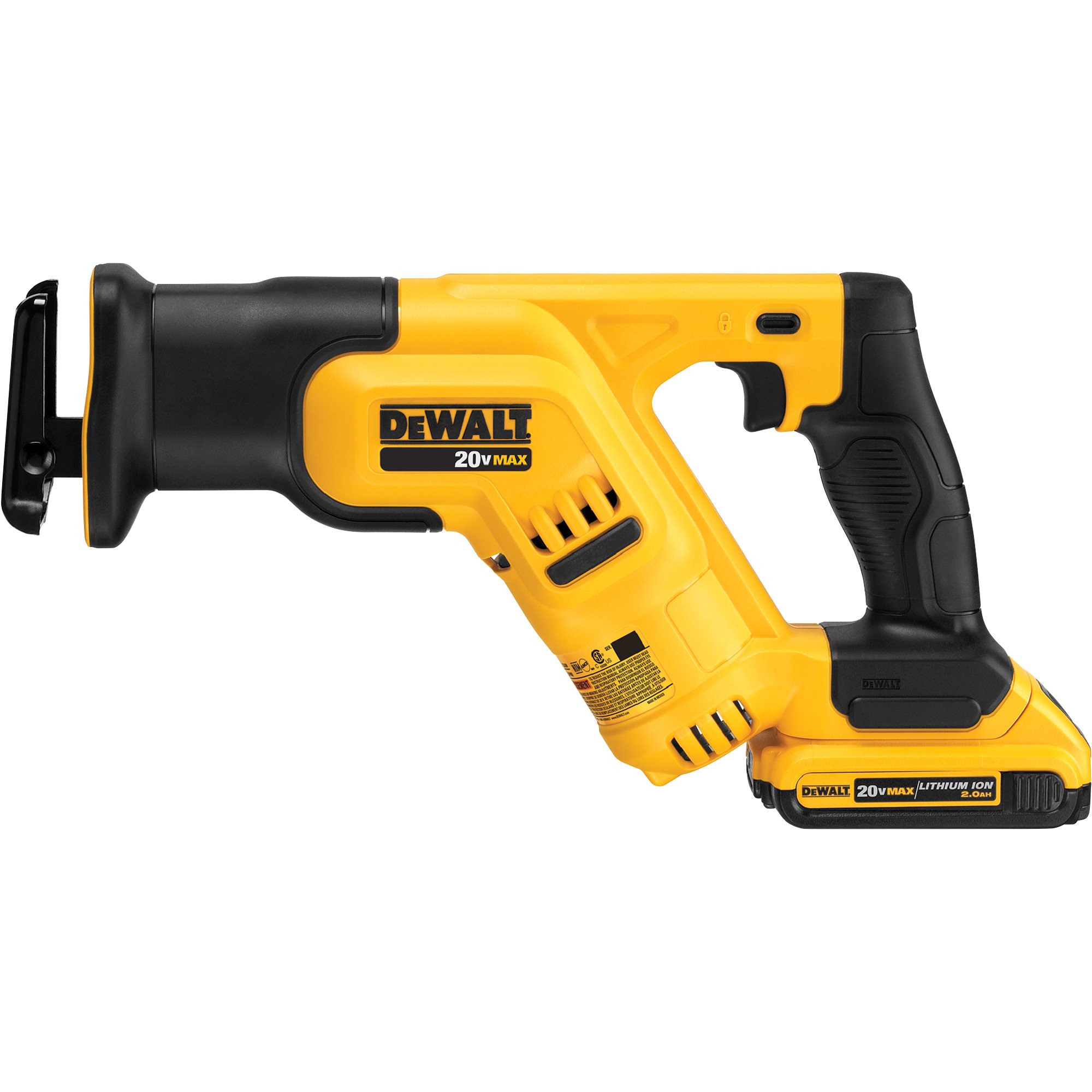 DEWALT 20V MAX Li-Ion Cordless Compact Reciprocating Saw Kit — 1 Battery, Model# DCS387D1